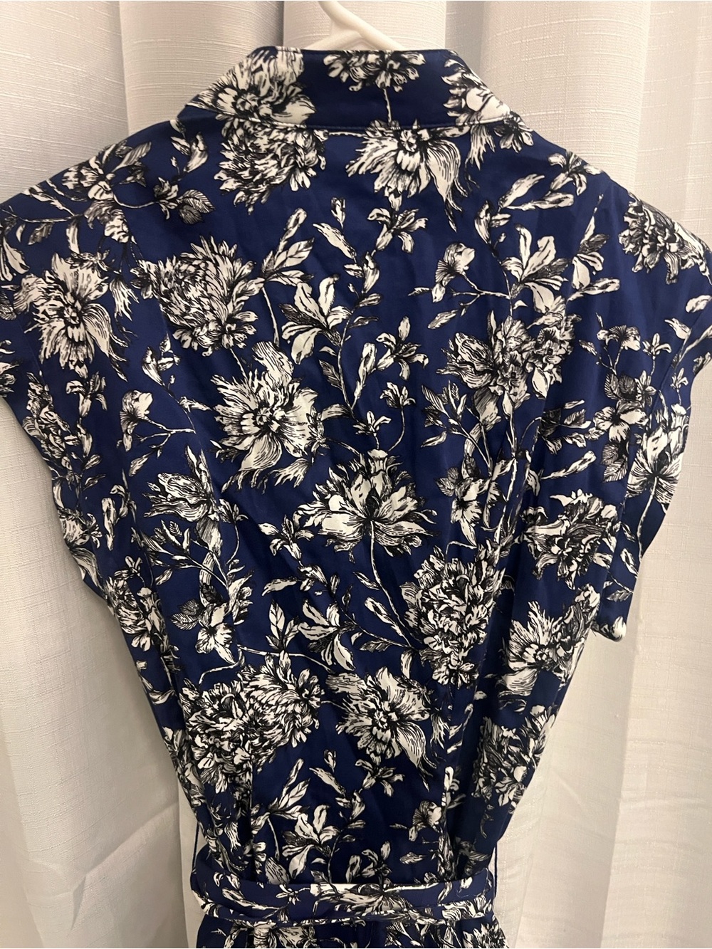 Alice & Olivia NWT Blue Lucy Floral Tassel Trim Mini Dress Sizes 8 & 10 - Picture 10 of 14